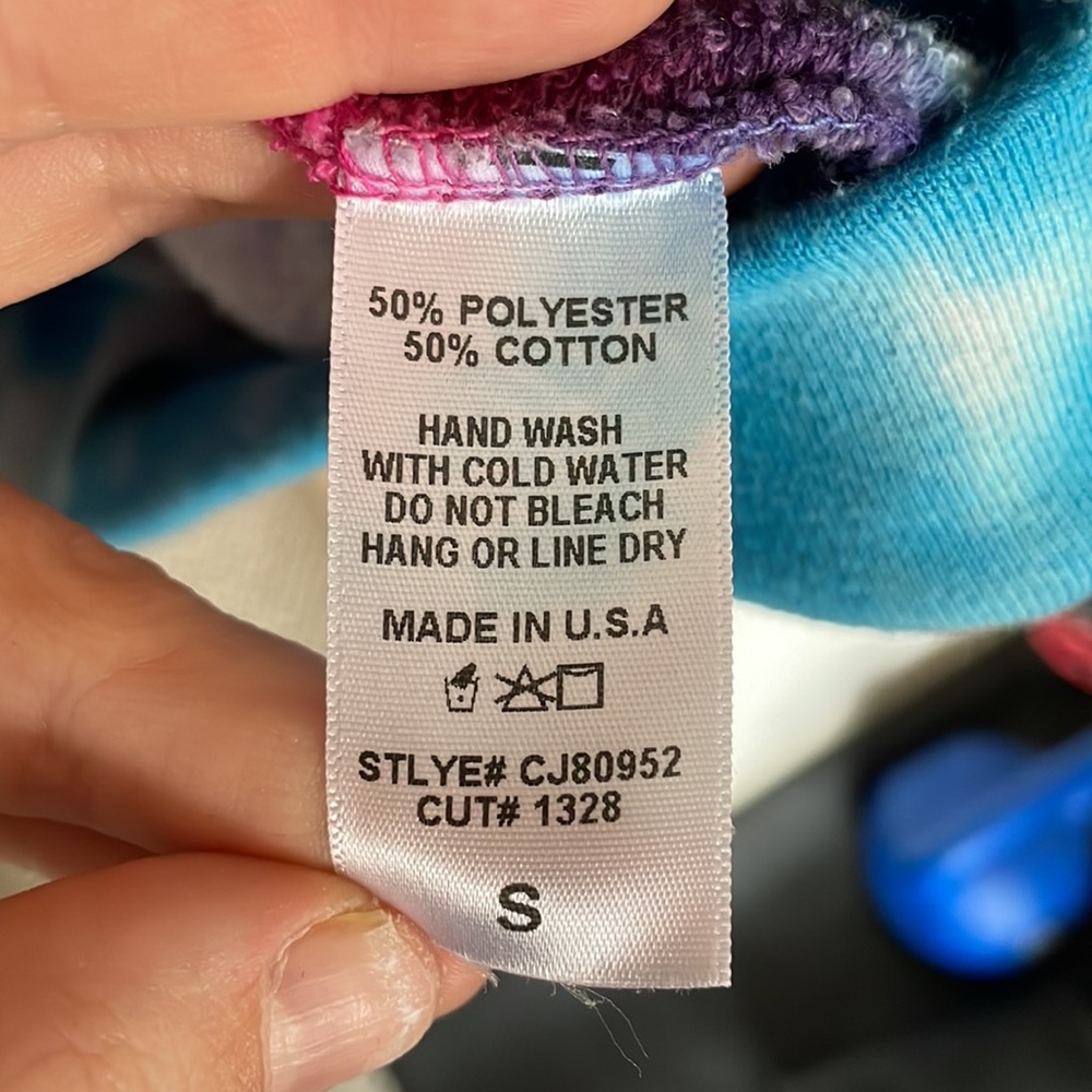 Oversized TieDye Zip Hoodie - Picture 4 of 6